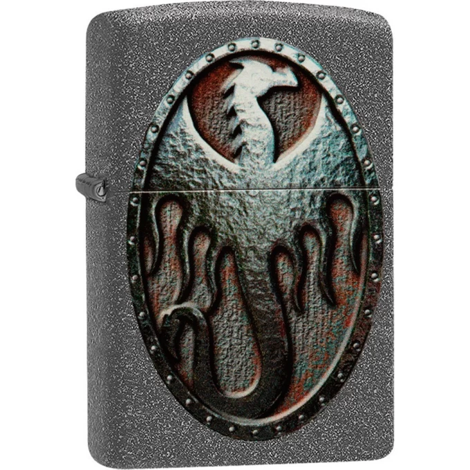 Зажигалка ZIPPO METAL DRAGON SHIELD DESIGN 49072 Зажигалка ZIPPO METAL DRAGON SHIELD DESIGN 49072